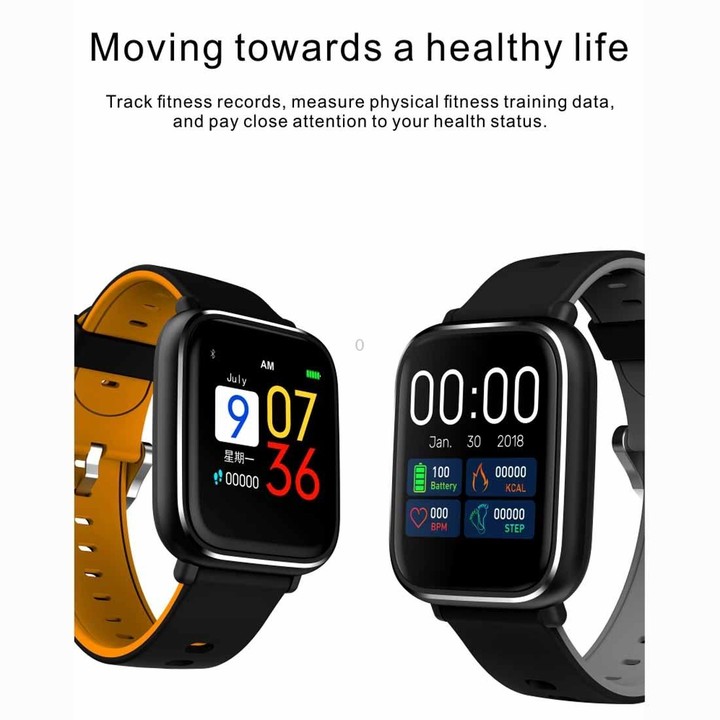 Q58S 1.3 inch TFT Touch Screen IP67 Waterproof Smartwatch, Support Call Reminder/ Heart Rate Monitoring /Blood Pressure Monitori