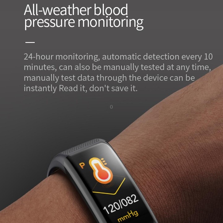 C20 1.14 inch IPS Touch Screen IPX67 Waterproof Smartwatch, Support Call Reminder/ Heart Rate Monitoring /Blood Pressure Monitor