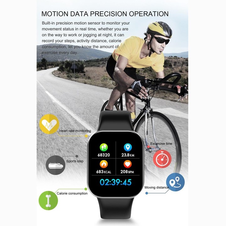 X16 1.3 inch TFT Color Screen IP67 Waterproof Bluetooth Smartwatch, Support Call Reminder/ Heart Rate Monitoring /Blood Pressure