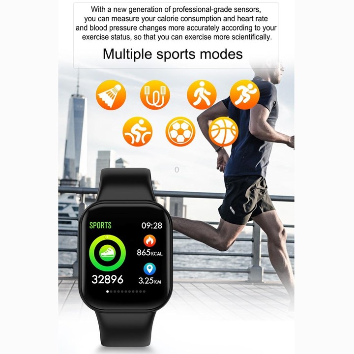 X16 1.3 inch TFT Color Screen IP67 Waterproof Bluetooth Smartwatch, Support Call Reminder/ Heart Rate Monitoring /Blood Pressure