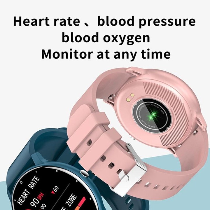 ZL02D 1.28 inch IP67 Waterproof Steel Band Smart Watch Support Heart Rate Monitoring (Black)
