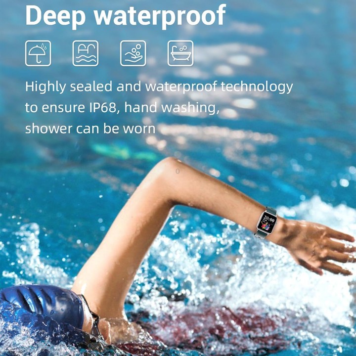 SE02 Bluetooth Smart Sports Watch, Support Heart Rate / Blood Pressure / Blood Oxygen Monitoring & Sleep Monitoring & Sedentary