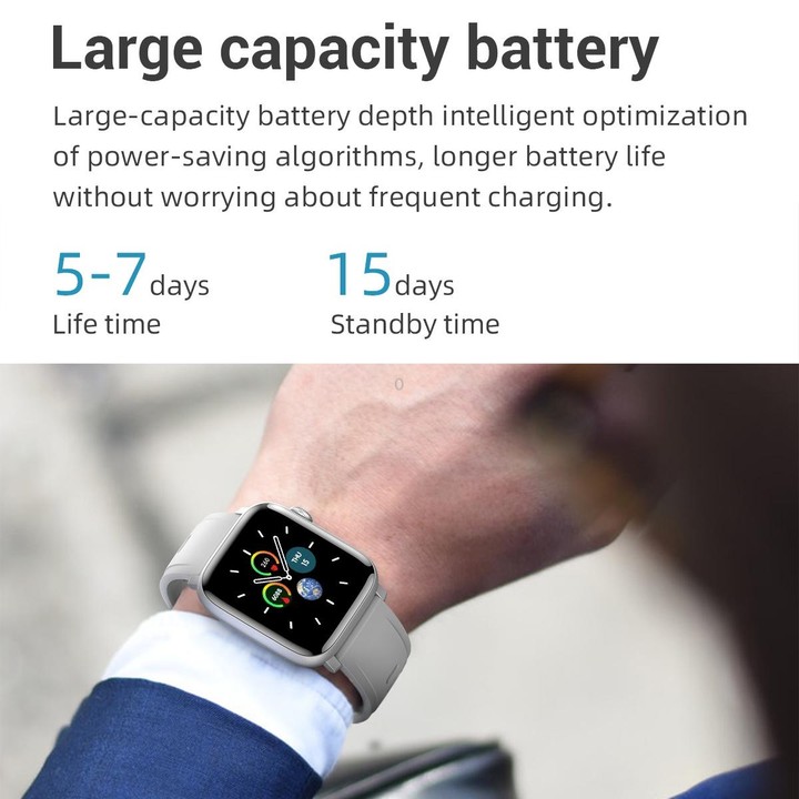 SE02 Bluetooth Smart Sports Watch, Support Heart Rate / Blood Pressure / Blood Oxygen Monitoring & Sleep Monitoring & Sedentary