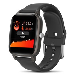 T98 1.4 inch Color Screen Smart Watch, IP67 Waterproof, Support Body Temperature Measurement / Heart Rate Monitoring / Blood Pre