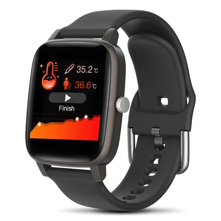 T98 1.4 inch Color Screen Smart Watch, IP67 Waterproof, Support Body Temperature Measurement / Heart Rate Monitoring / Blood Pre