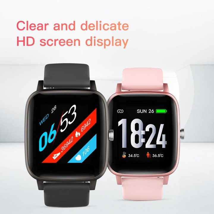 T98 1.4 inch Color Screen Smart Watch, IP67 Waterproof, Support Body Temperature Measurement / Heart Rate Monitoring / Blood Pre