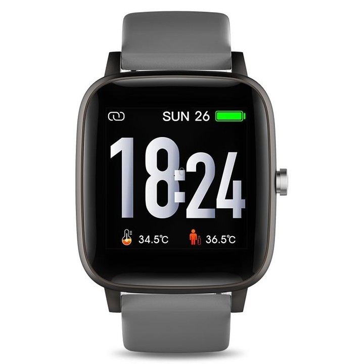 T98 1.4 inch Color Screen Smart Watch, IP67 Waterproof, Support Body Temperature Measurement / Heart Rate Monitoring / Blood Pre