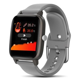 T98 1.4 inch Color Screen Smart Watch, IP67 Waterproof, Support Body Temperature Measurement / Heart Rate Monitoring / Blood Pre