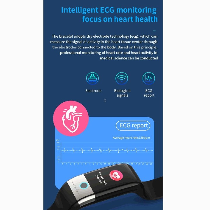 X1 1.08 inch Color Screen IP67 Waterproof Smart Watch Wristband,Support Message Reminder / Heart Rate Monitor / Blood Oxygen Mon