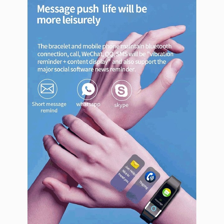X1 1.08 inch Color Screen IP67 Waterproof Smart Watch Wristband,Support Message Reminder / Heart Rate Monitor / Blood Oxygen Mon