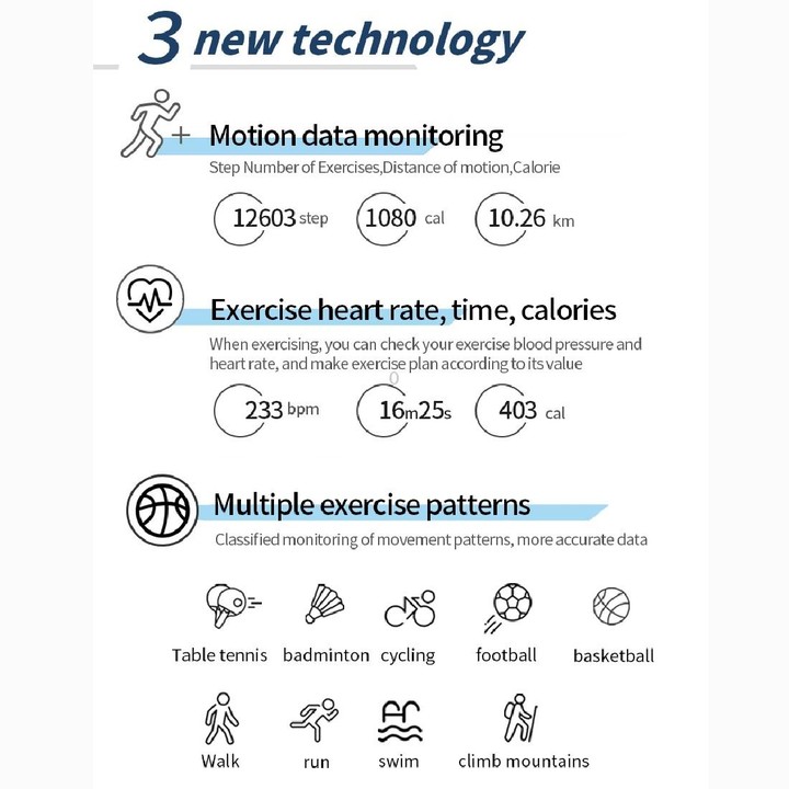 X1 1.08 inch Color Screen IP67 Waterproof Smart Watch Wristband,Support Message Reminder / Heart Rate Monitor / Blood Oxygen Mon