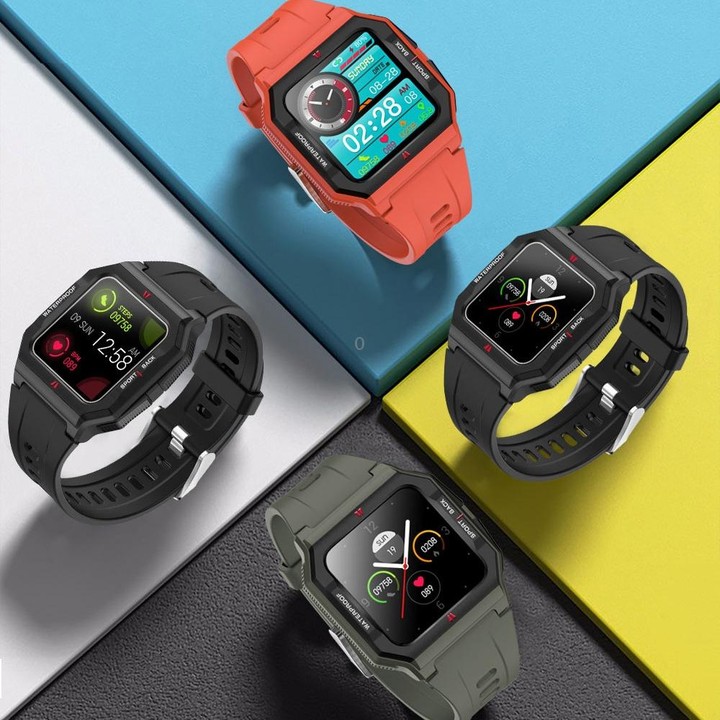 Lokmat FT10 1.3 inch IPS Touch Screen Waterproof Smart Watch, Support Music Play / Heart Rate / Blood Pressure Monitor(Black)