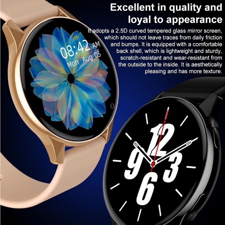 Lokmat T2 Pro 1.28 inch IPS Touch Screen Waterproof Smart Watch, Support Heart Rate / Blood Pressure Monitor (Black)