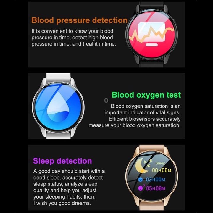 Lokmat T2 Pro 1.28 inch IPS Touch Screen Waterproof Smart Watch, Support Heart Rate / Blood Pressure Monitor (Pink)