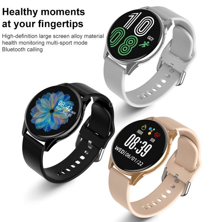 Lokmat T2 Pro 1.28 inch IPS Touch Screen Waterproof Smart Watch, Support Heart Rate / Blood Pressure Monitor (Silver Grey)