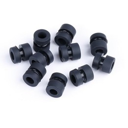 5 Packs / 100pcs iFlight M3 Damping Rubber Column Shock-absorbing Ball Shock Damping Ball for REVO Bee32 F4/F3 Flight Control Fl