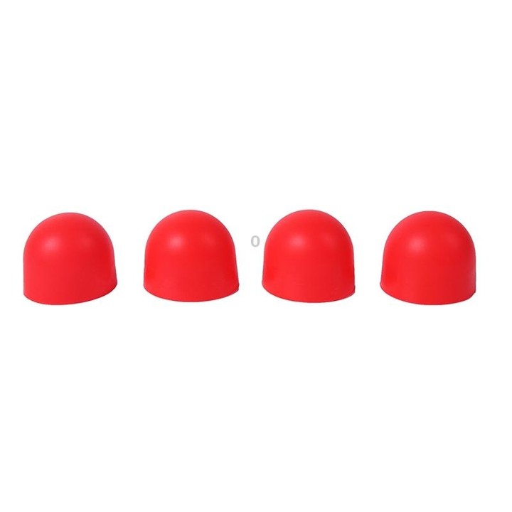 Sunnylife FV-Q9308 4 PCS Motor Protective Cover Motors Silicone Cap Protector for DJI FPV (Red)