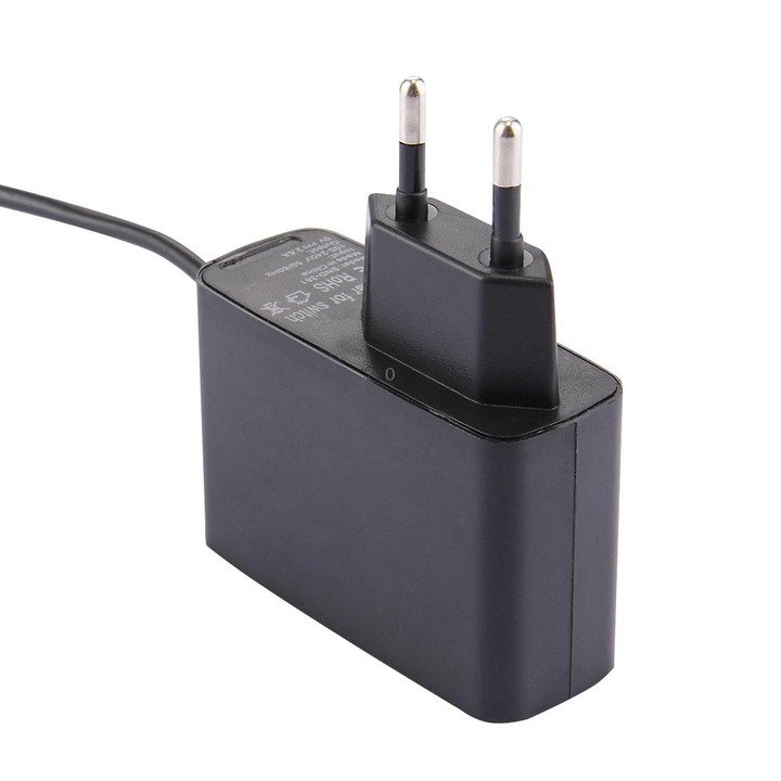 For Nintendo Switch NS Game Console Wall Adapter Charger Charger Adapter Charging Power, DC 5V, Cable Length: 1.5m, EU Plug(Blac