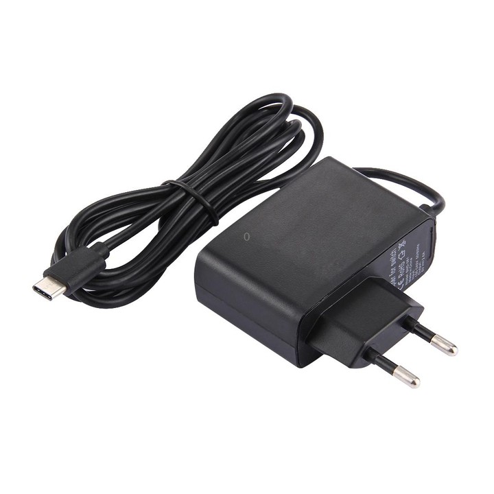 For Nintendo Switch NS Game Console Wall Adapter Charger Charger Adapter Charging Power, DC 5V, Cable Length: 1.5m, EU Plug(Blac