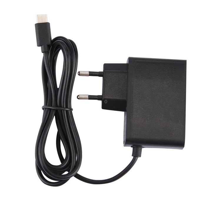 For Nintendo Switch NS Game Console Wall Adapter Charger Charger Adapter Charging Power, DC 5V, Cable Length: 1.5m, EU Plug(Blac