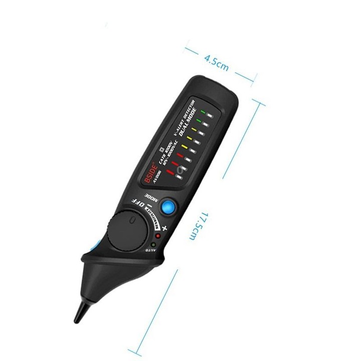 BSIDE AVD06 Non-contact AC Voltage Detectors 12~1000V Induction Electroprobe Pen Type ACV Electric Testers Household Tool with L