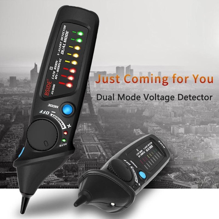 BSIDE AVD06 Non-contact AC Voltage Detectors 12~1000V Induction Electroprobe Pen Type ACV Electric Testers Household Tool with L