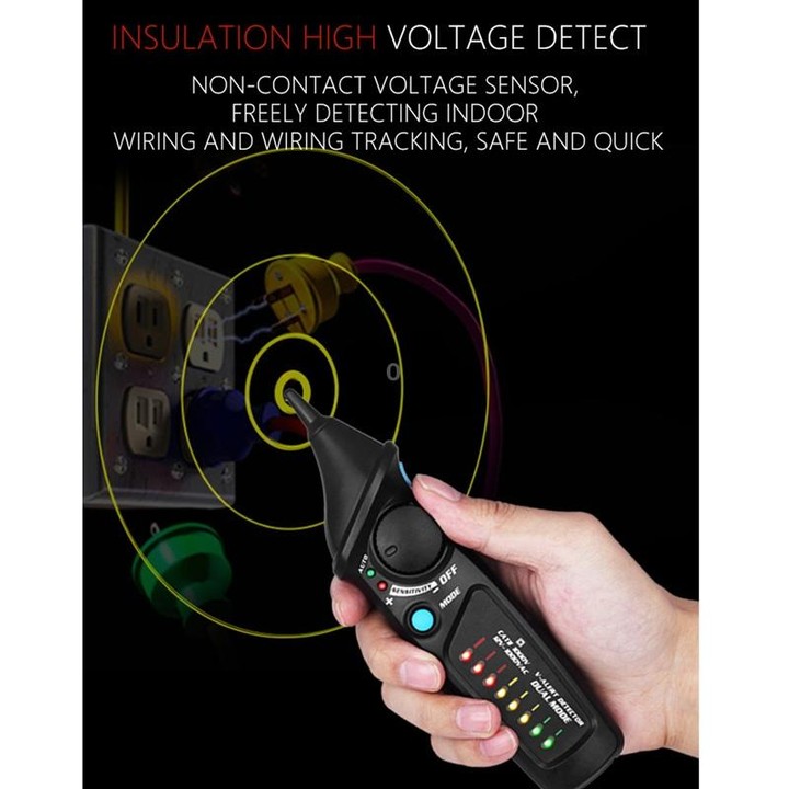 BSIDE AVD06 Non-contact AC Voltage Detectors 12~1000V Induction Electroprobe Pen Type ACV Electric Testers Household Tool with L
