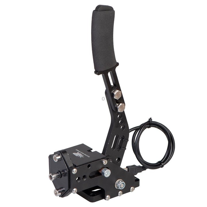 Modified Analog Linear 14bit USB Racing Game PC Drifting Handbrake for Win System, with Support Plate