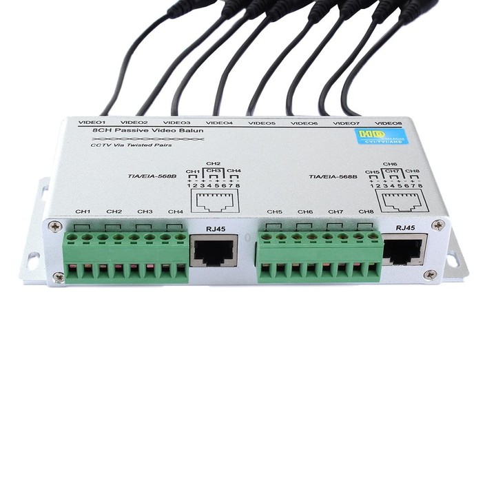 HD208 HD-CVI/TVI/AHD CCTV 8CH Passive Video Balun