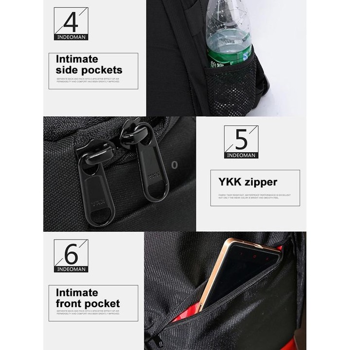 INDEPMAN DL-B012 Portable Outdoor Sports Backpack Camera Bag for GoPro, SJCAM, Nikon, Canon, Xiaomi Xiaoyi YI, Size: 27.5 * 12.5
