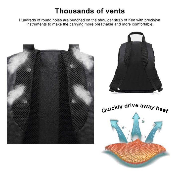 INDEPMAN DL-B012 Portable Outdoor Sports Backpack Camera Bag for GoPro, SJCAM, Nikon, Canon, Xiaomi Xiaoyi YI, Size: 27.5 * 12.5
