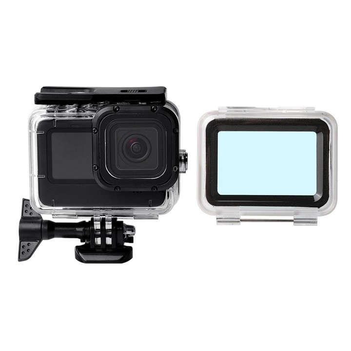 Waterproof Case + Touch Back Cover for GoPro HERO10 Black / HERO9 Black