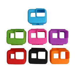 Original for GoPro HERO5 Silicone Border Frame Mount Housing Protective Case Cover Shell(Green)