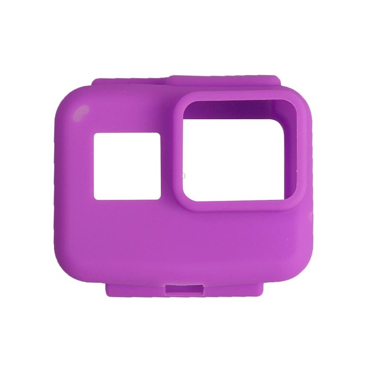 Original for GoPro HERO5 Silicone Border Frame Mount Housing Protective Case Cover Shell(Purple)