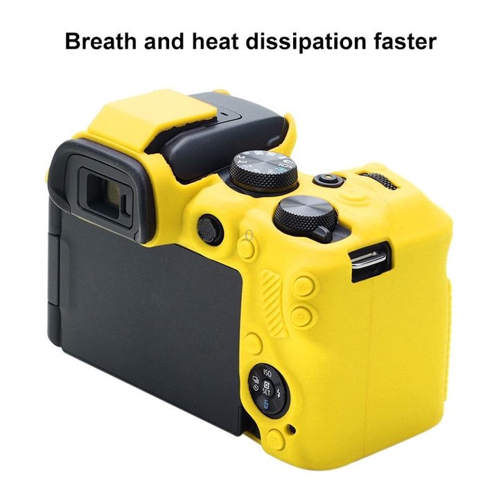 For Canon EOS R10 Soft Silicone Protective Case (Yellow)