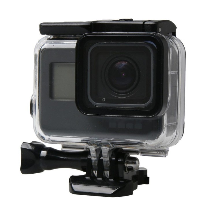 For GoPro HERO6 /5 Black 60m Underwater Waterproof Housing Diving Case with Touch Screen Back Door & Filter / Buckle Basic Mount