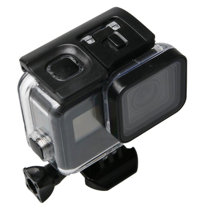 For GoPro HERO6 /5 Black 60m Underwater Waterproof Housing Diving Case with Touch Screen Back Door & Filter / Buckle Basic Mount