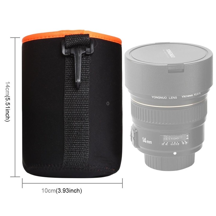 SLR Camera Lens Bag Micro Single Lens Bag Lens Inner Bile Bag Waterproof Protective Case Plus Velvet Thickening, Diameter: 10cm,