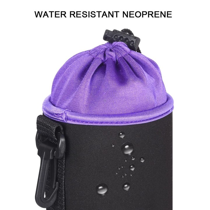 SLR Camera Lens Bag Micro Single Lens Bag Lens Inner Bile Bag Waterproof Protective Case Plus Velvet Thickening, Diameter: 10cm,