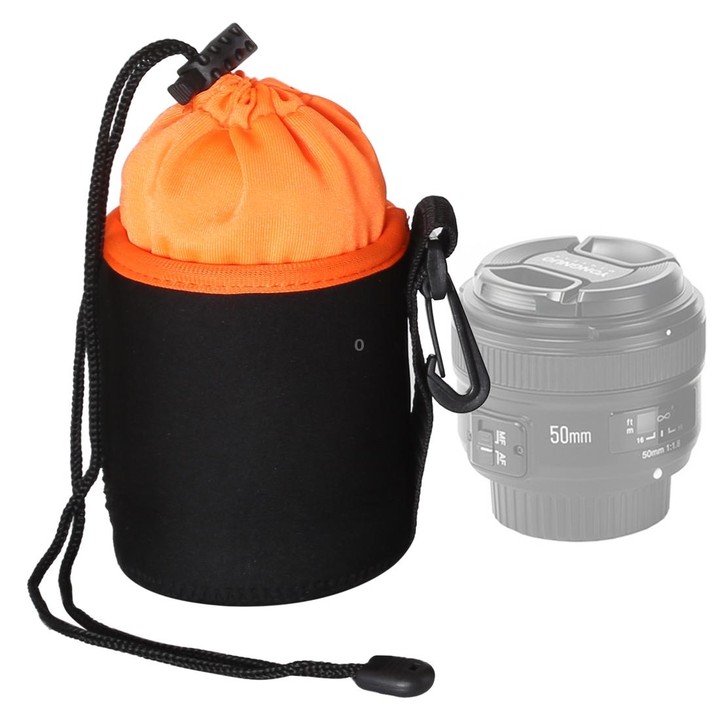 SLR Camera Lens Bag Micro Single Lens Bag Lens Inner Bile Bag Waterproof Protective Case Plus Velvet Thickening, Diameter: 8.5cm