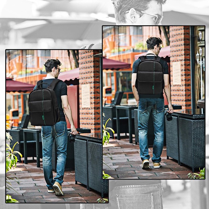 INDEPMAN DL-B013 Portable Waterproof Scratch-proof Outdoor Sports Backpack Camera Bag Phone Tablet Bag for GoPro, SJCAM, Nikon,