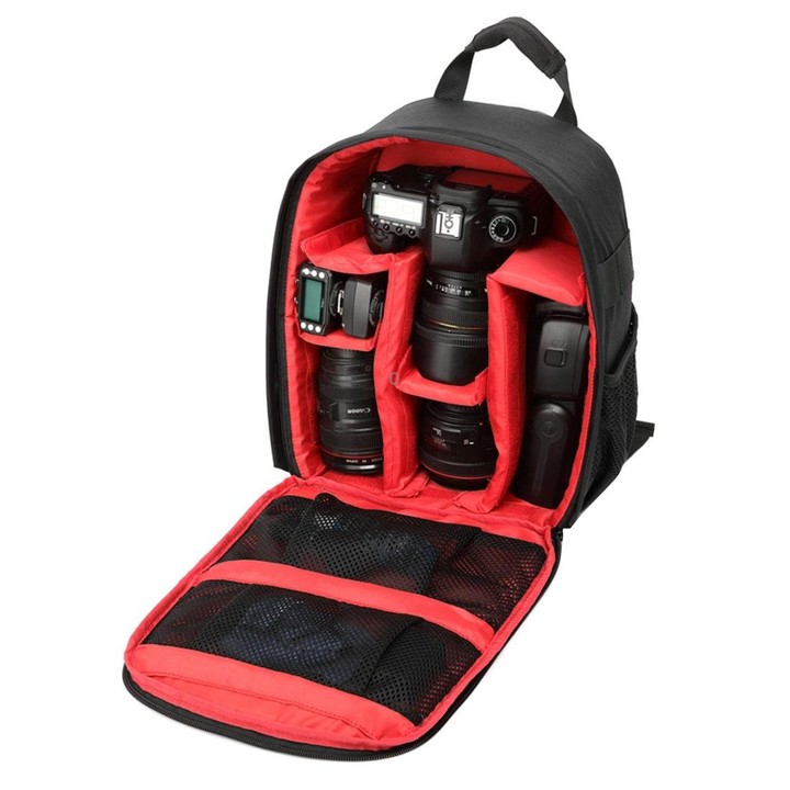 DL-B028 Portable Casual Style Waterproof Scratch-proof Outdoor Sports Backpack SLR Camera Bag Phone Bag for GoPro, SJCAM, Nikon,