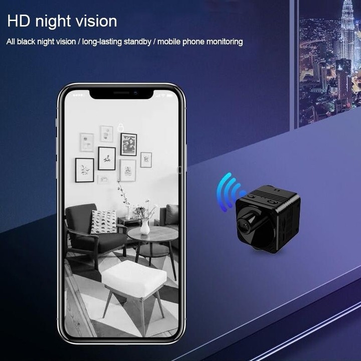 R89 Full HD 1080P WiFi Mini DV Recorder Camera, Support Monitor Detection & Night Vision & Loop Recording & TF Card