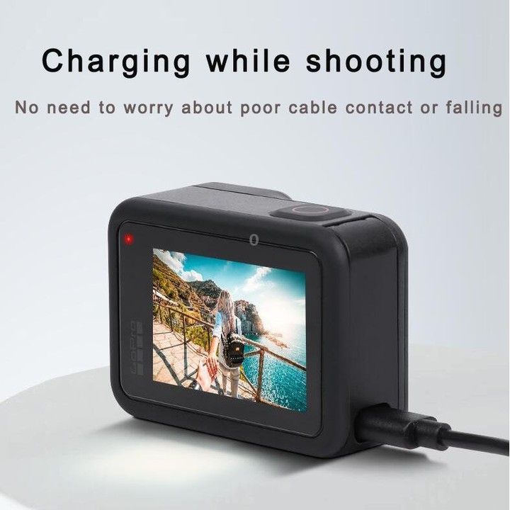 Sports Camera Rechargeable Battery Replacement Cover Side Cover for GoPro HERO8