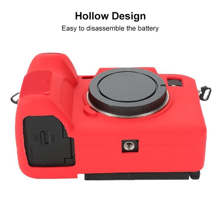 For Sony ILCE-7RM5 / Alpha 7R V Soft Silicone Protective Case (Red)