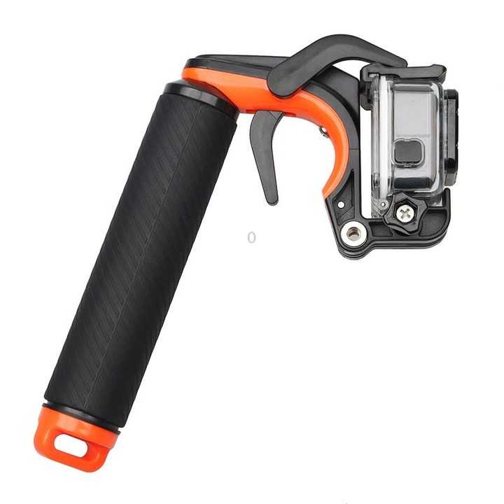 Shutter Trigger + Floating Hand Grip Diving Buoyancy Stick with Adjustable Anti-lost Strap & Screw & Wrench for GoPro HERO7 /6 B