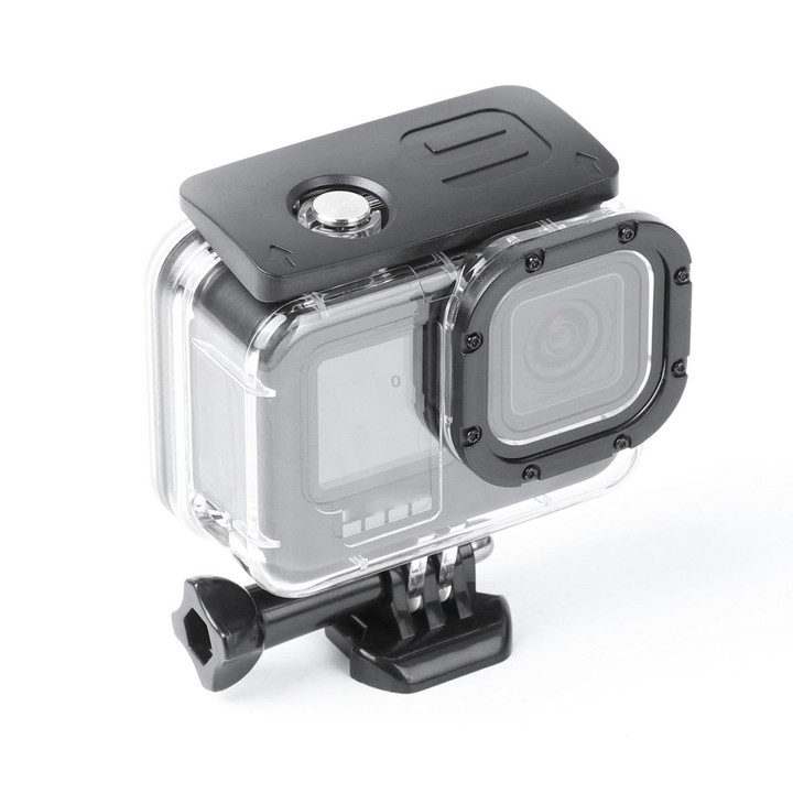 Shockproof Dustproof Housing Protective Case with Charging Hole & Buckle Basic Mount & Screw For GoPro HERO10 Black / HERO9 Blac