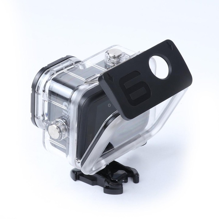 Shockproof Dustproof Housing Protective Case with Charging Hole & Buckle Basic Mount & Screw For GoPro HERO10 Black / HERO9 Blac