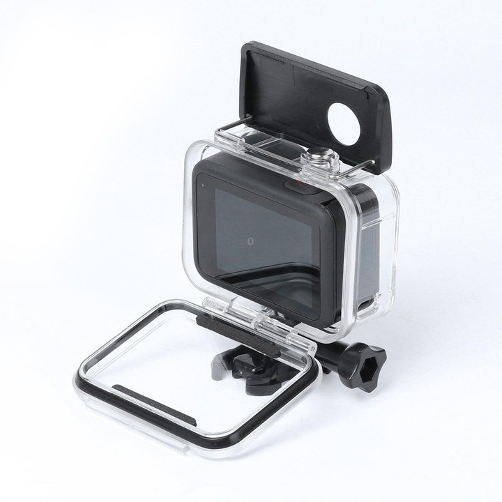 Shockproof Dustproof Housing Protective Case with Charging Hole & Buckle Basic Mount & Screw For GoPro HERO10 Black / HERO9 Blac