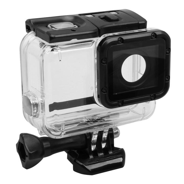 For GoPro HERO5 Skeleton Housing Protective Case Cover with Buckle Basic Mount & Lead Screw, Need to Disassemble Lens
